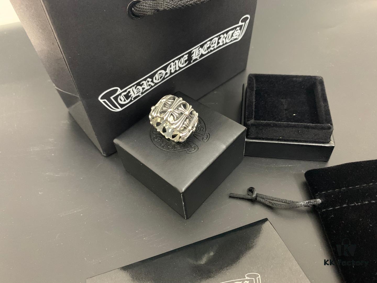 Chrome Hearts Cross Tombstone Ring
