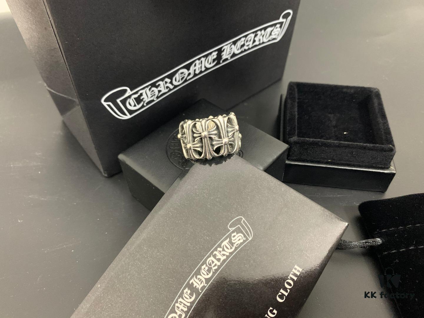Chrome Hearts Cross Tombstone Ring