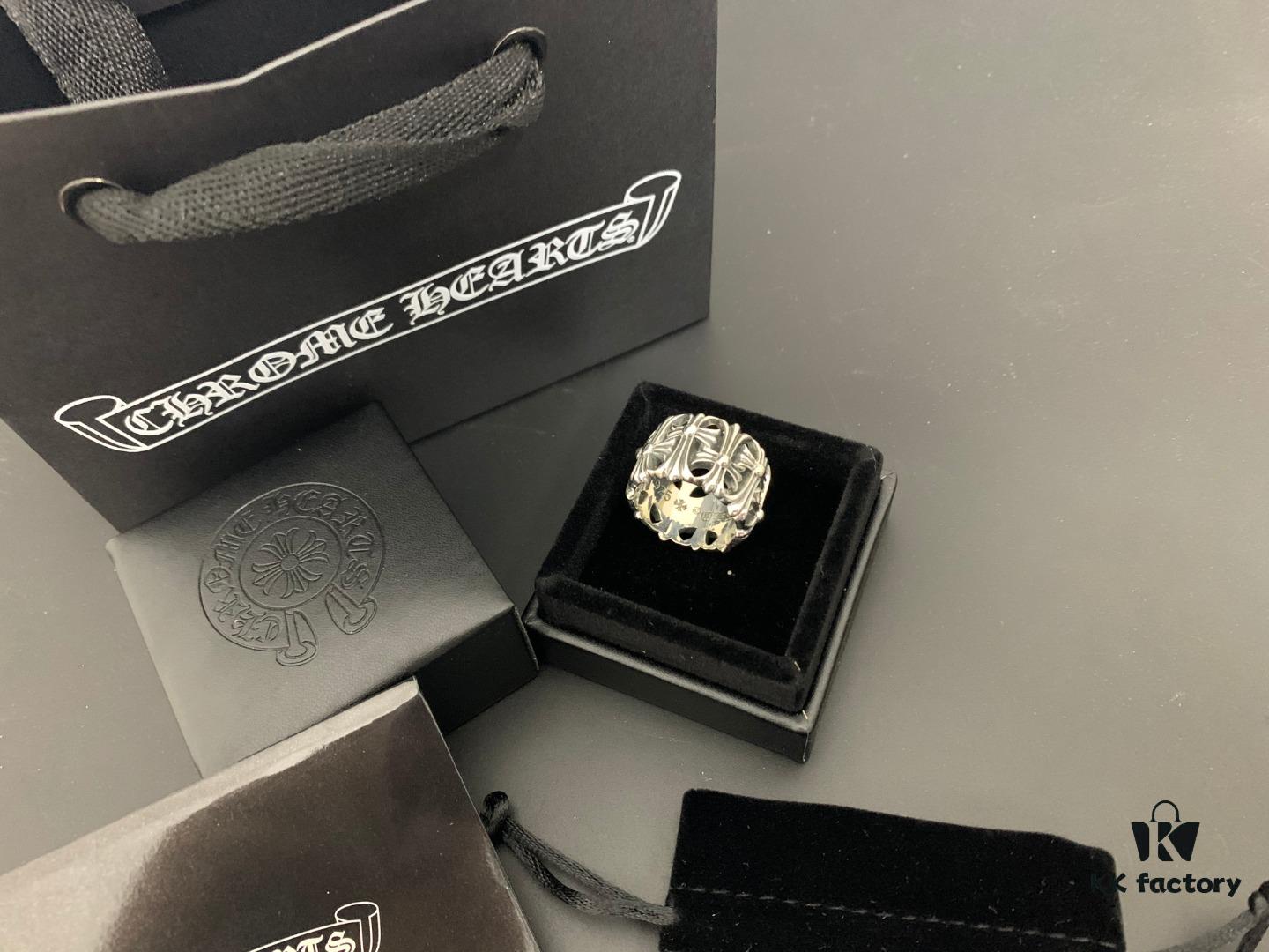 Chrome Hearts Cross Tombstone Ring
