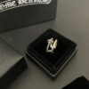Chrome Hearts Vintage Double Layer Ring, Ins Influencer Style, Fashion Korean Version, Versatile and Beautiful to Wear