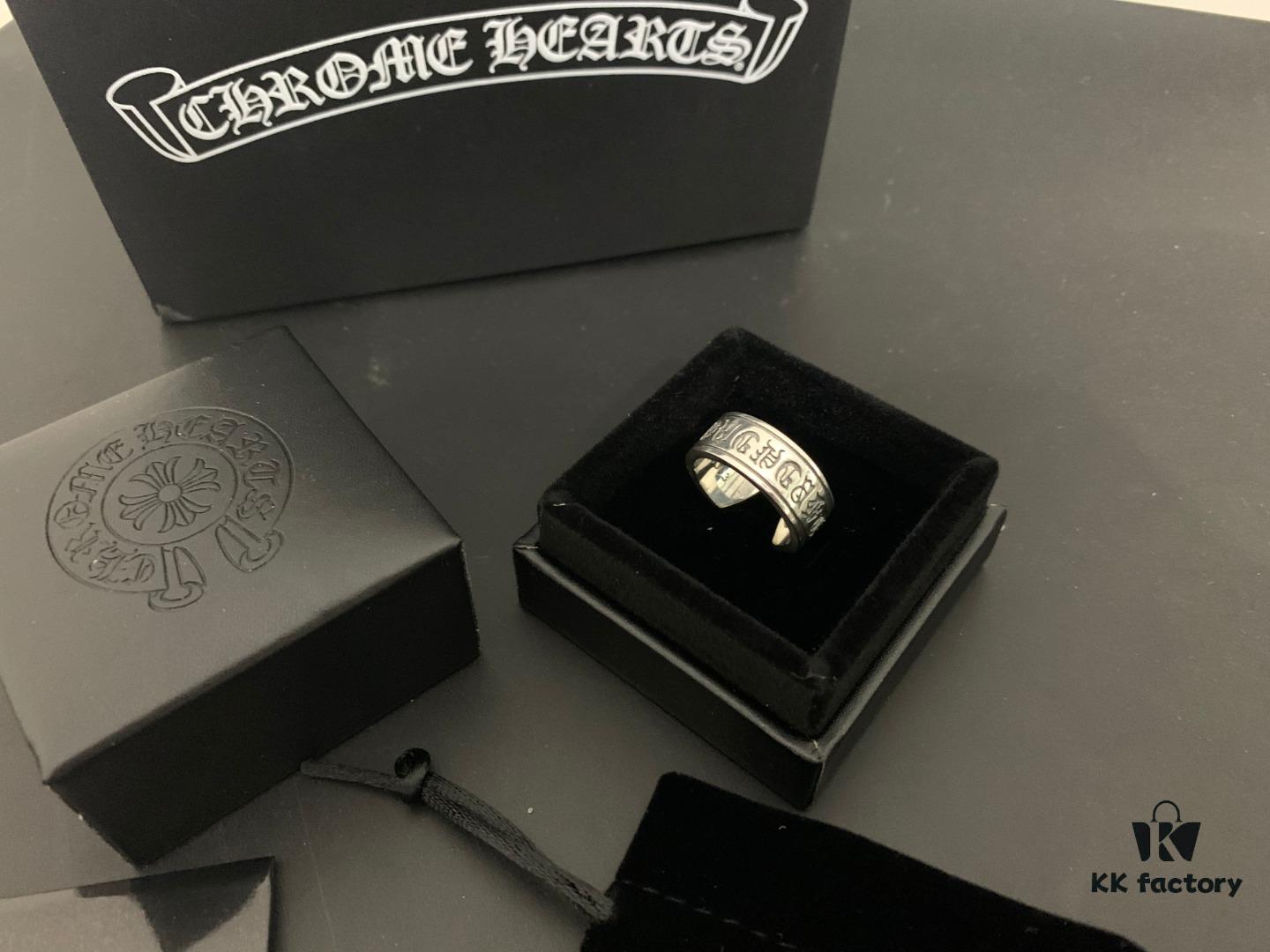 Chrome Hearts Scroll Open Ring