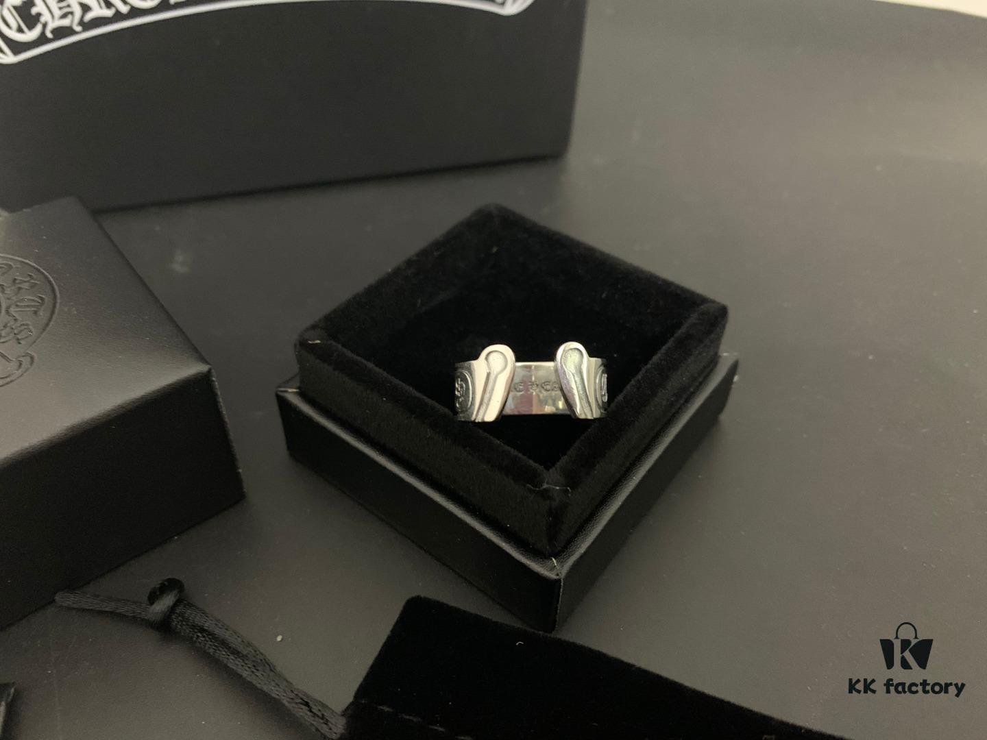 Chrome Hearts Scroll Open Ring