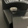Chrome Hearts Punk Style Cross Flower Open Ring