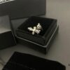 Chrome Hearts Cross Flower Twist Open Ring
