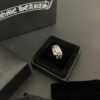 Chrome Hearts Unisex Ring with Eternal Scroll Letter Design