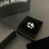 Chrome Hearts Unisex Ring with Eternal Scroll Letter Design