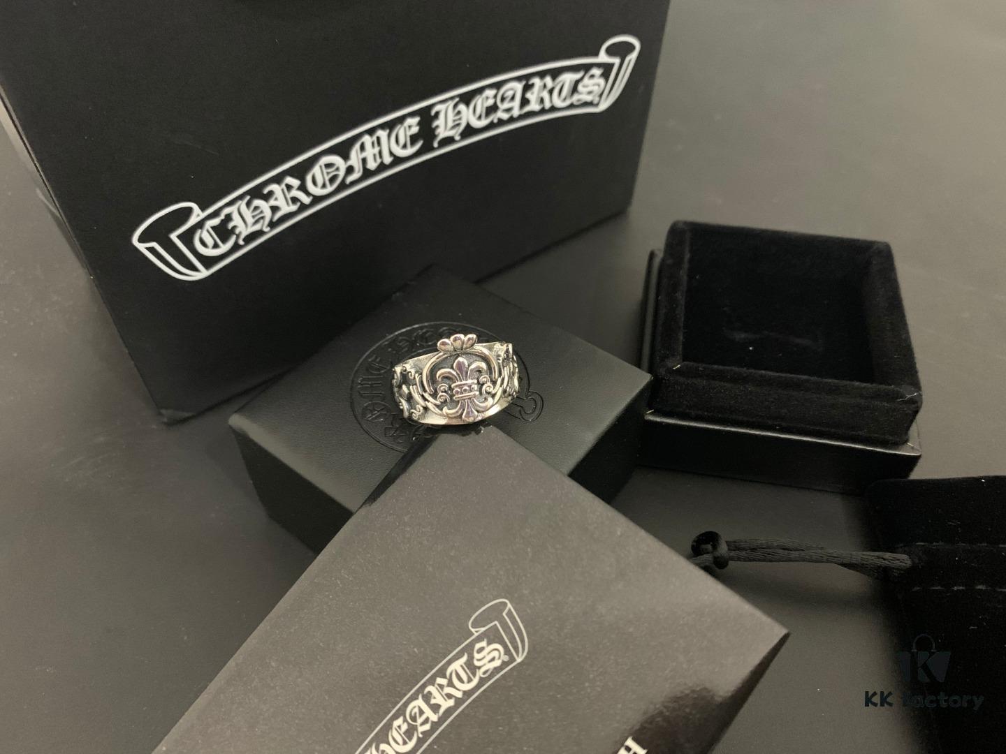 Chrome Hearts Crown Open Ring