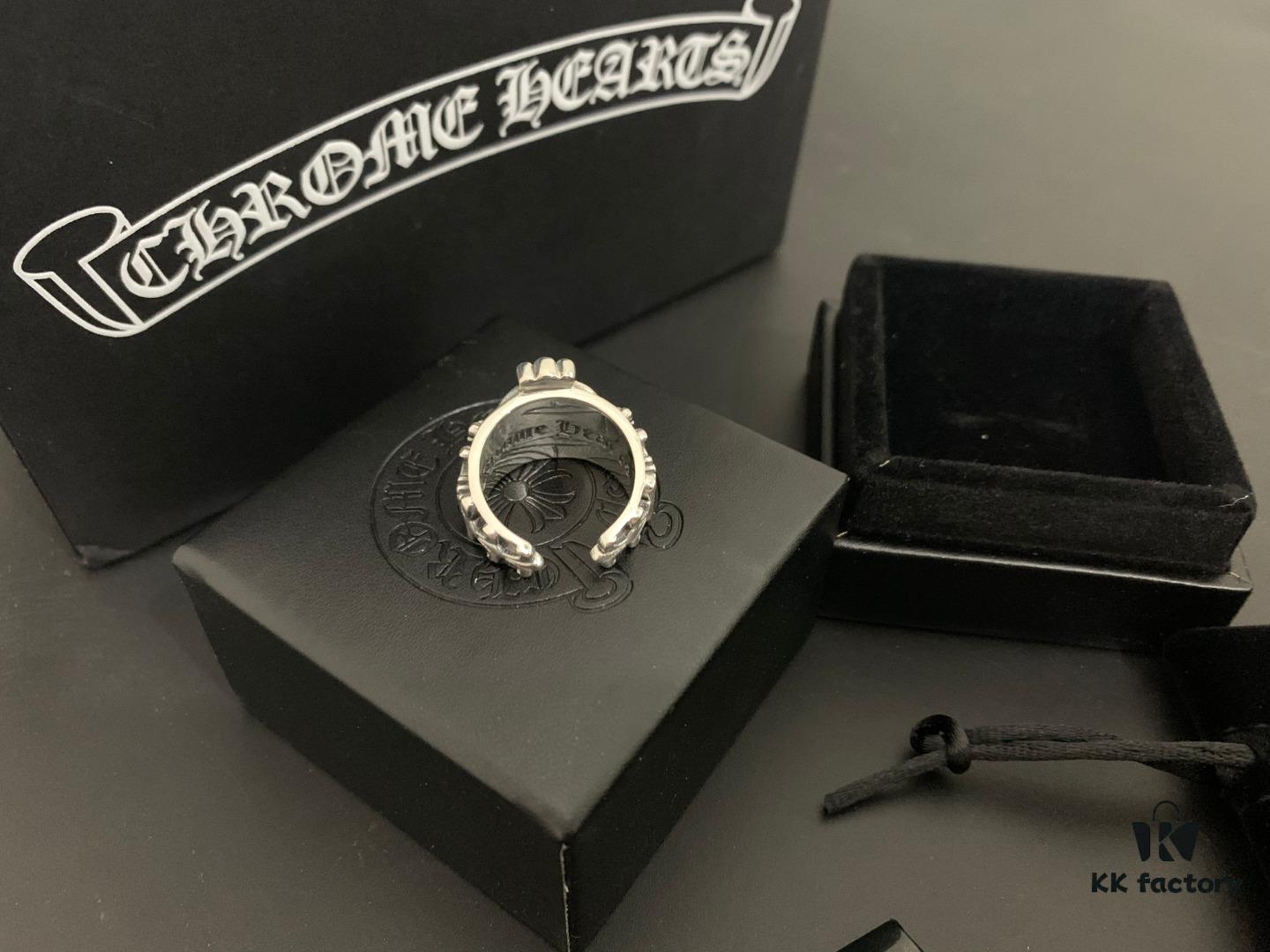 Chrome Hearts Crown Open Ring