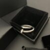 Chrome Hearts Crooked Cross Nail Open Ring