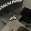 Chrome Hearts Crooked Cross Nail Open Ring