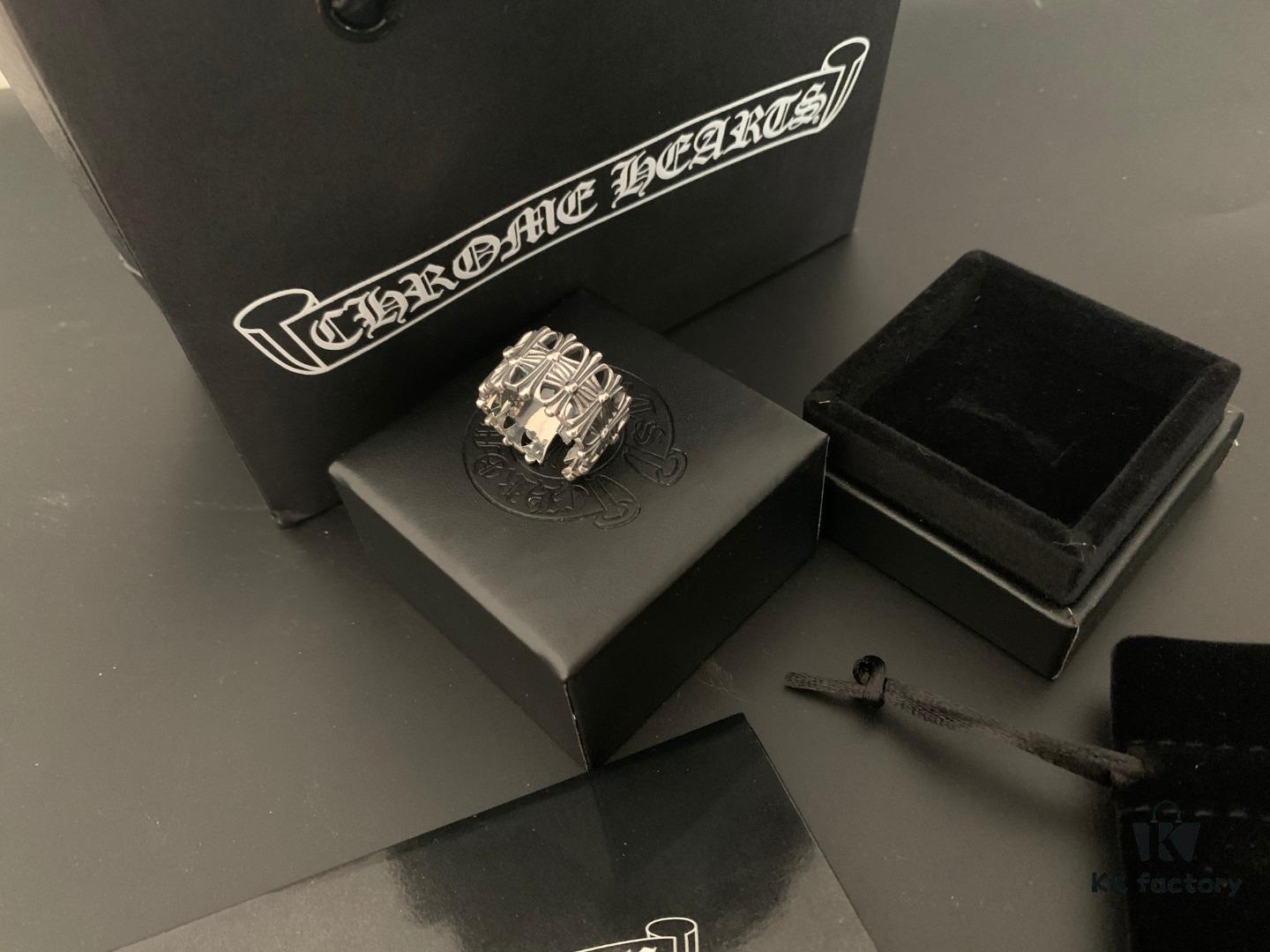 Chrome Hearts Classic Tombstone Open Ring
