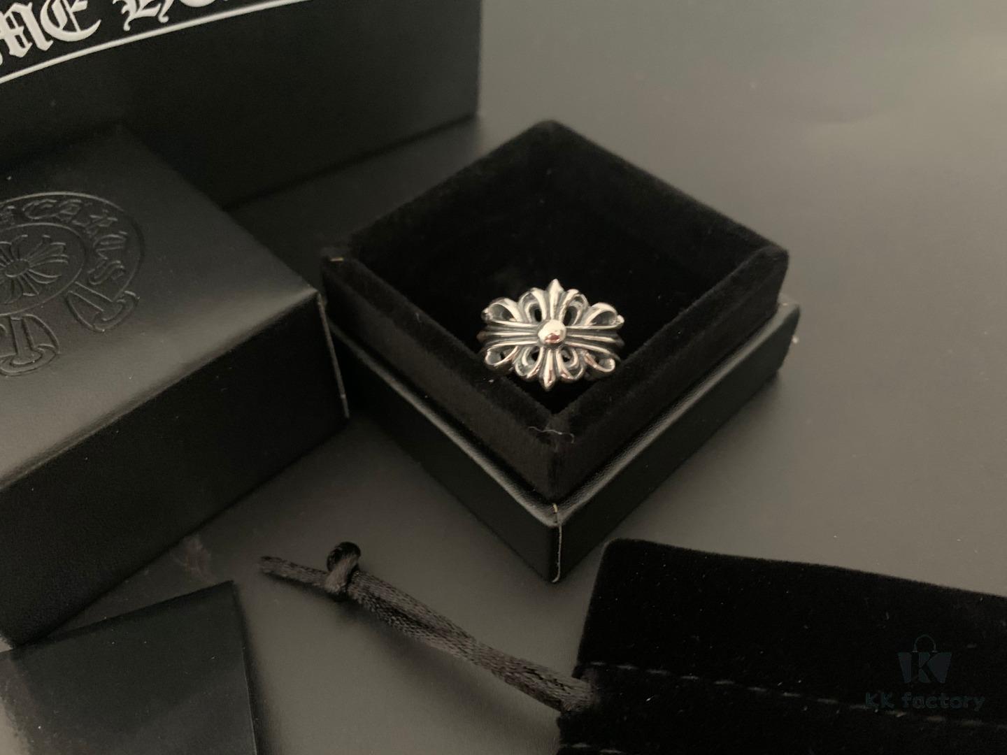 Chrome Hearts Cross Open Ring Large and Small Sizes