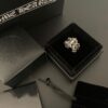 Chrome Hearts Cross Open Ring Large and Small Sizes