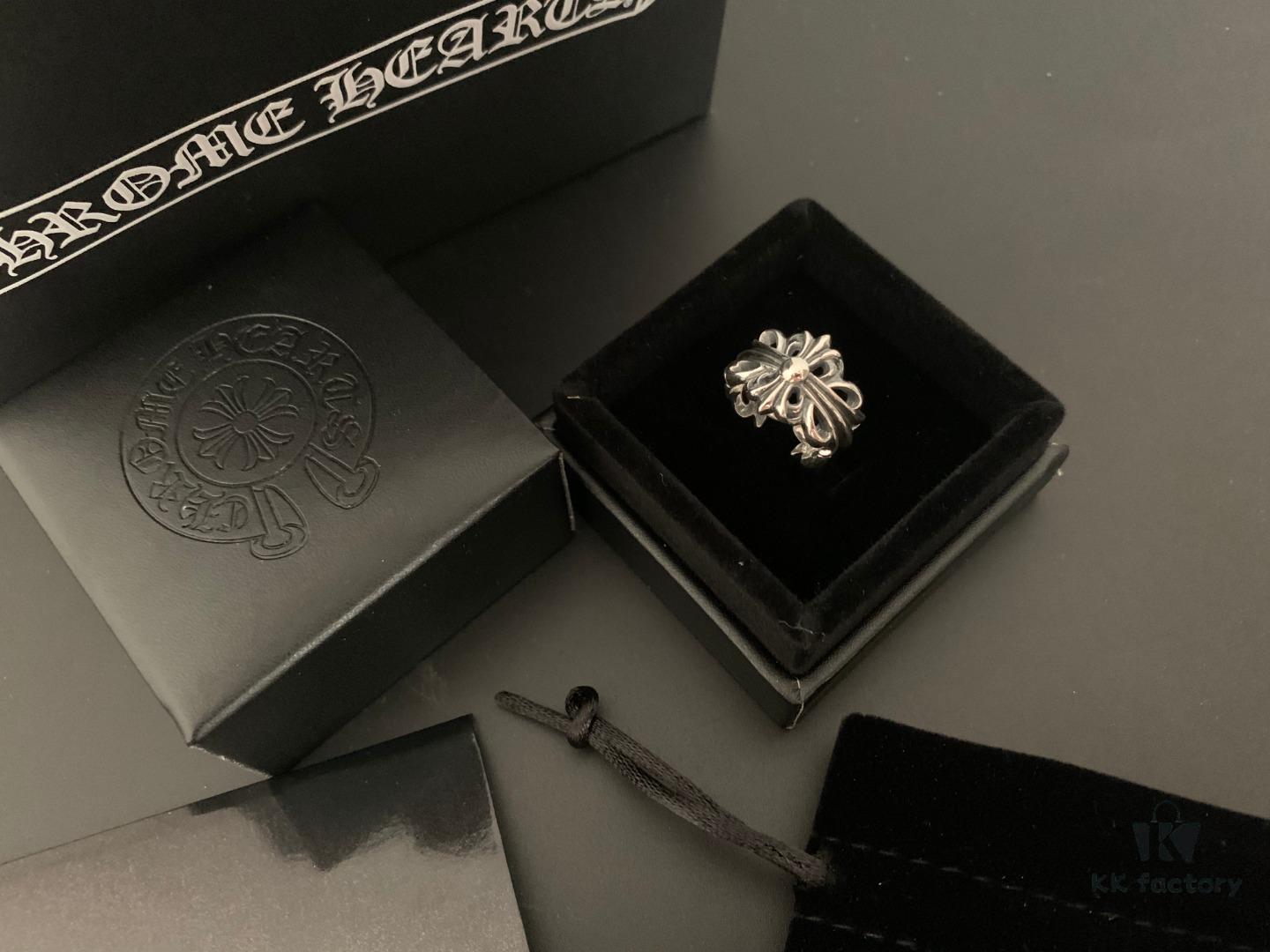 Chrome Hearts Cross Open Ring Large and Small Sizes