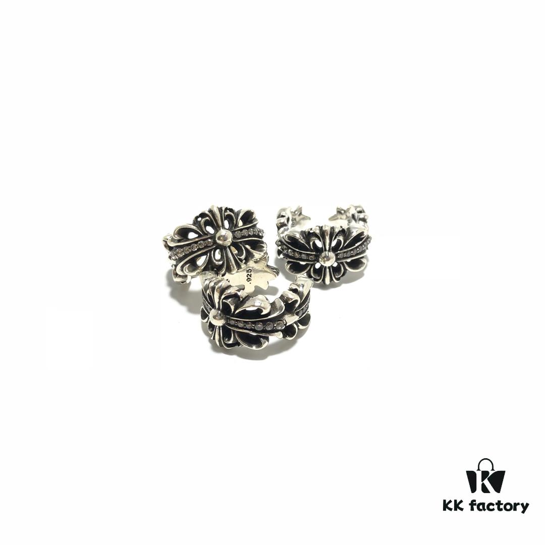 Chrome Hearts Handcrafted Diamond Ring