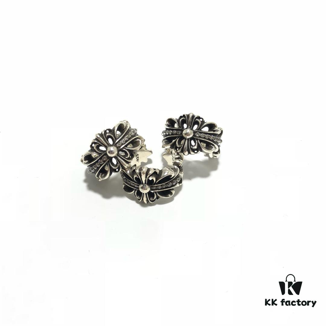 Chrome Hearts Handcrafted Diamond Ring
