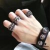 Chrome Hearts Handcrafted Diamond Ring