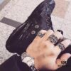 Chrome Hearts Handcrafted Diamond Ring