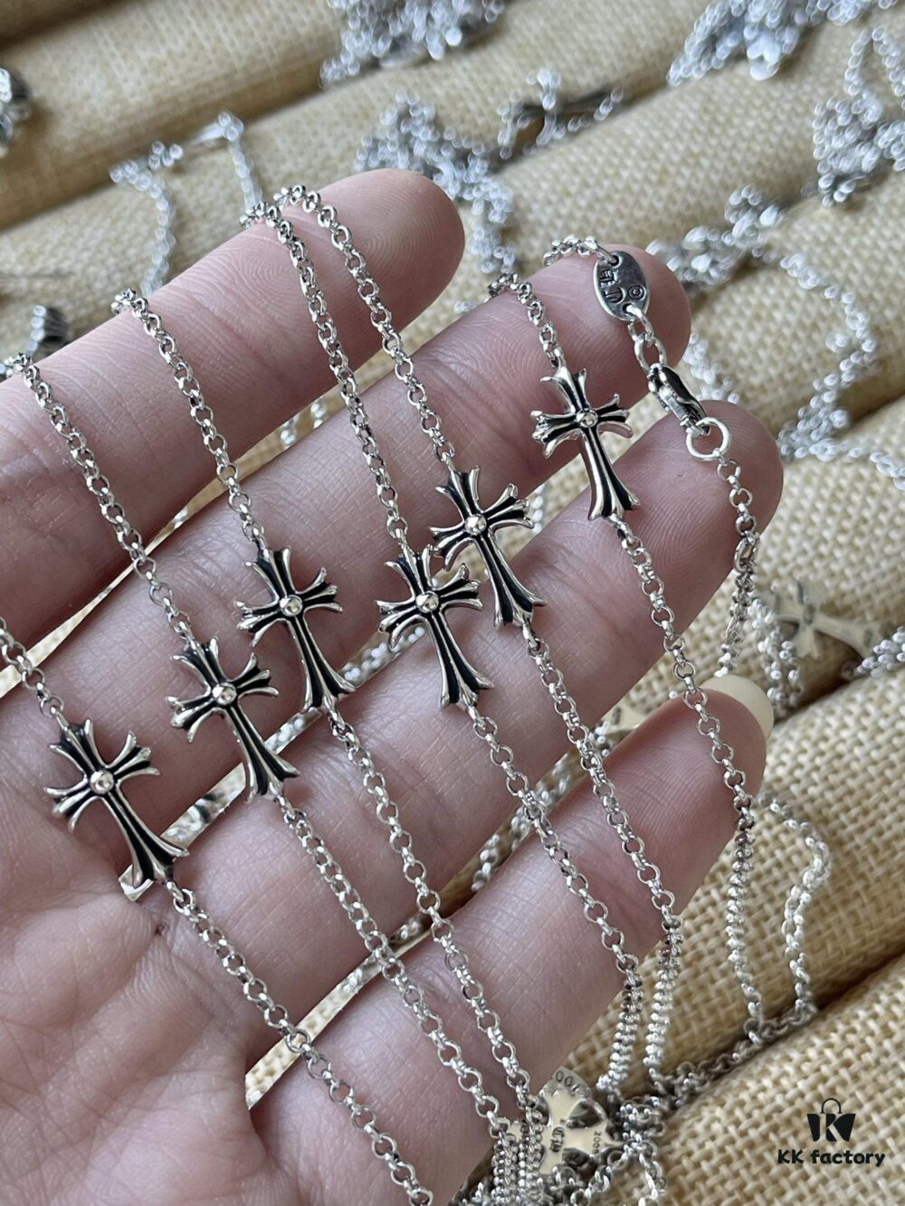 Chrome Hearts Cross Pendant Necklace