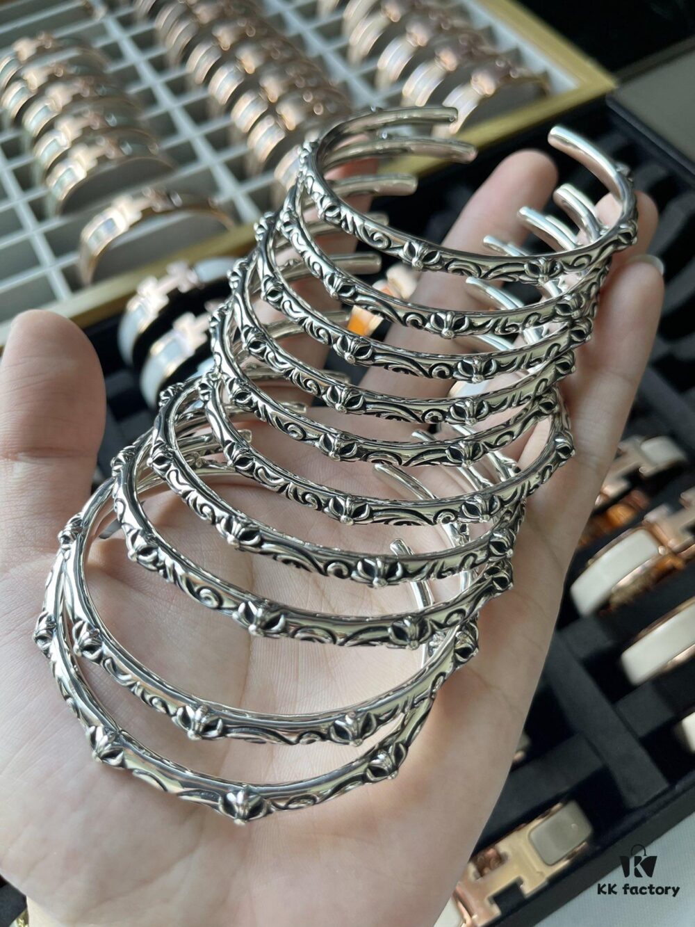 Chrome Hearts Cross Ivy Bracelet