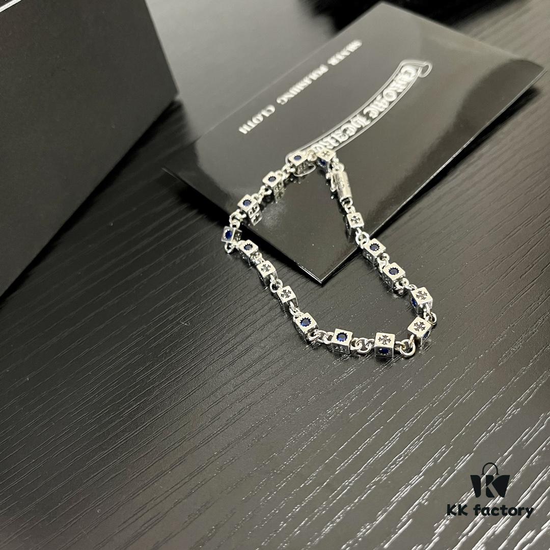 New Chrome Hearts Dice Multi-Element Necklace, Original Craftsmanship, Handmade Punk Style Unisex Jewelry