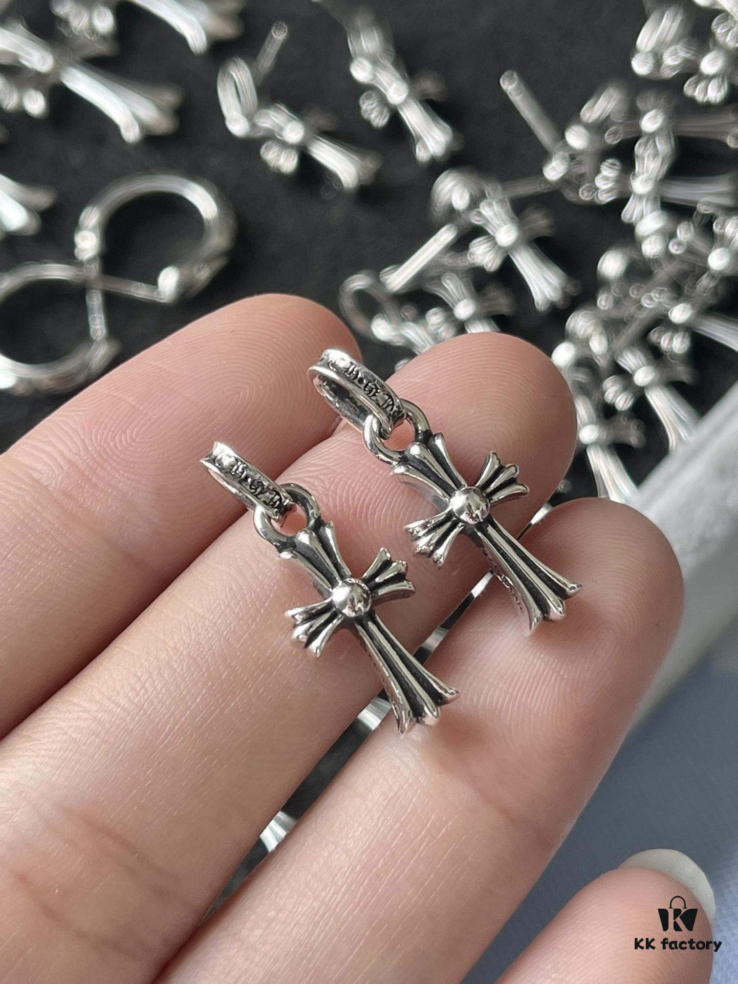 Chrome Hearts Letter Cross Earrings