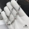 New Store Exclusive Chrome Hearts Dice Multi-Element Combined Necklace, Original Craftsmanship, Exquisite Quality, Handmade, Authentic Mold Design, Must-Have Fashion Accessory, Unisex Wear, Couple's Style, Rock Punk Sterling Silver Look, Retro Element, Trendy and Versatile, Same as Official Website