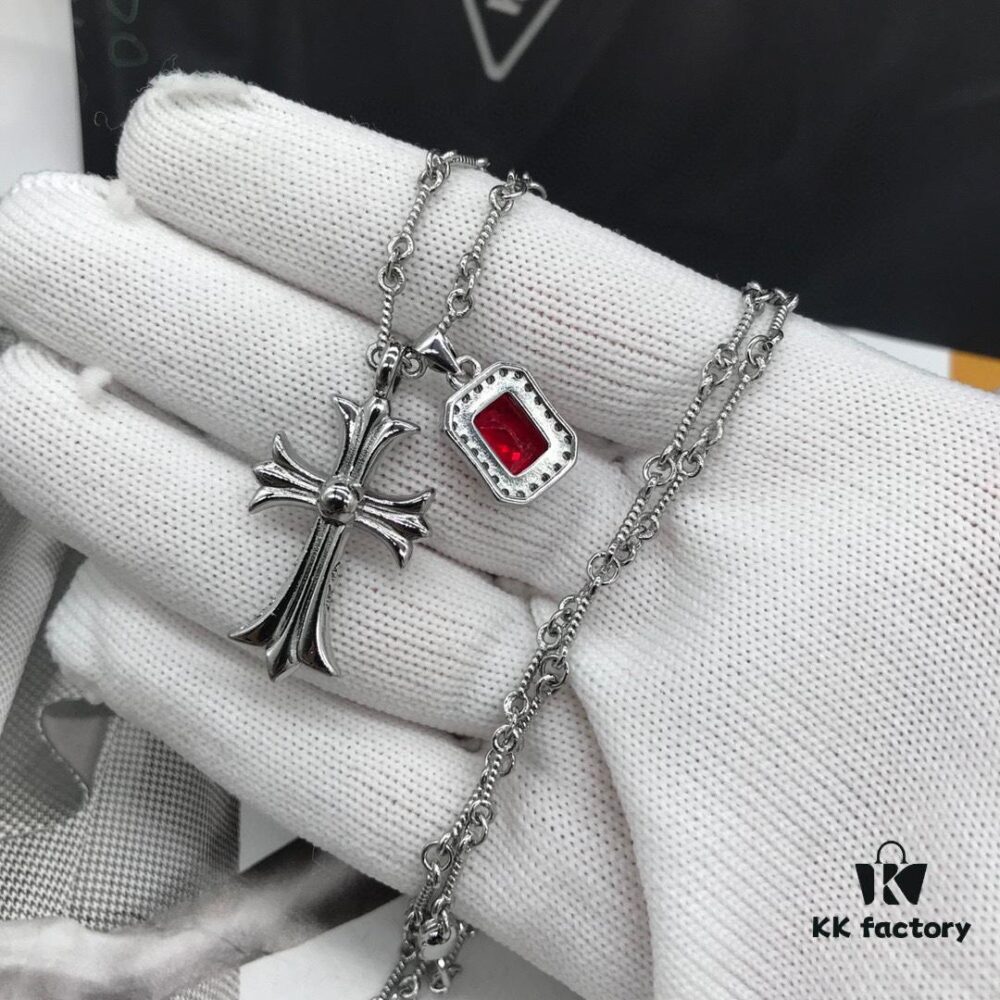 Chrome Hearts ❤️ Platinum Necklace