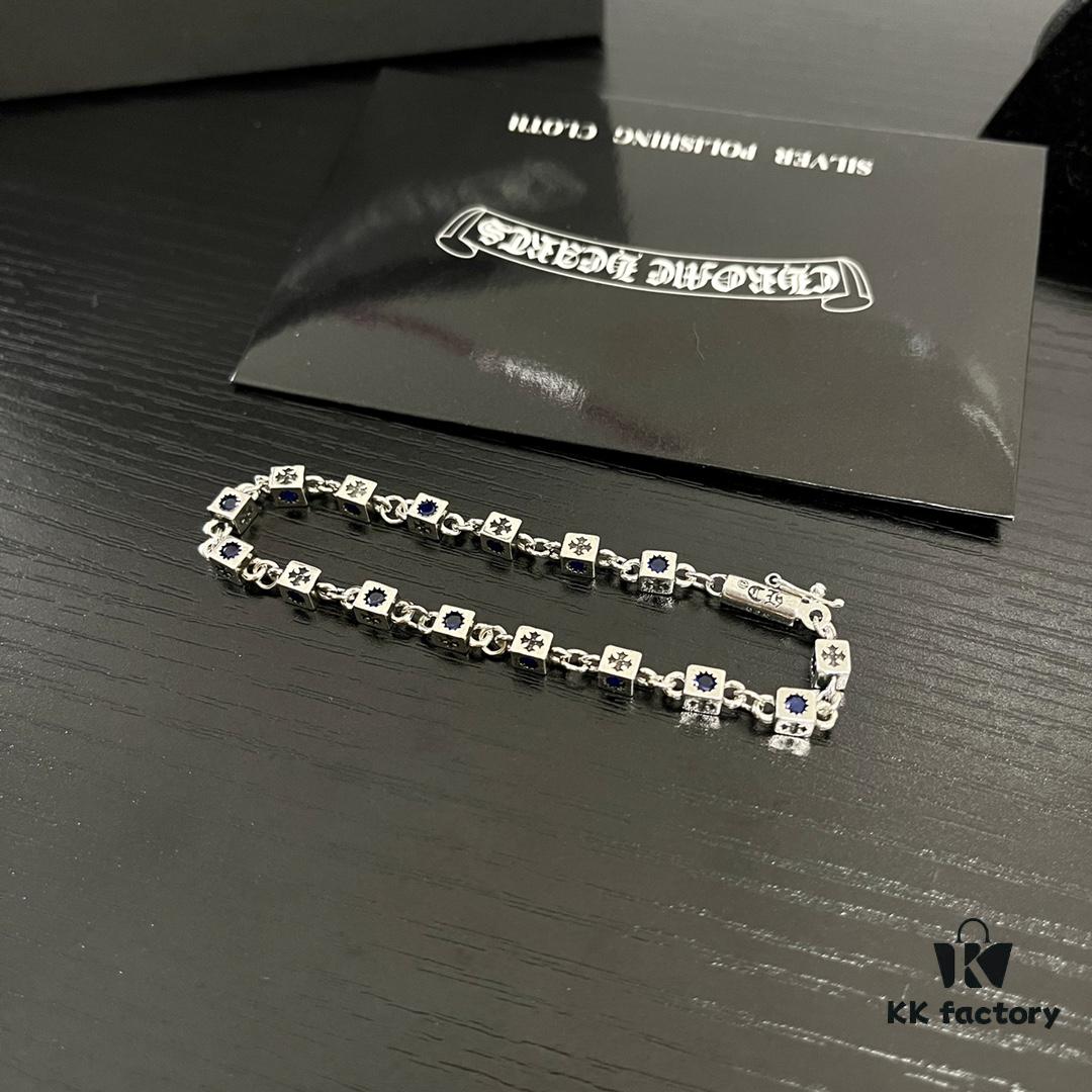 New Chrome Hearts Dice Multi-Element Necklace, Original Craftsmanship, Handmade Punk Style Unisex Jewelry