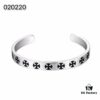 Chrome Hearts Smooth Cross Bracelet