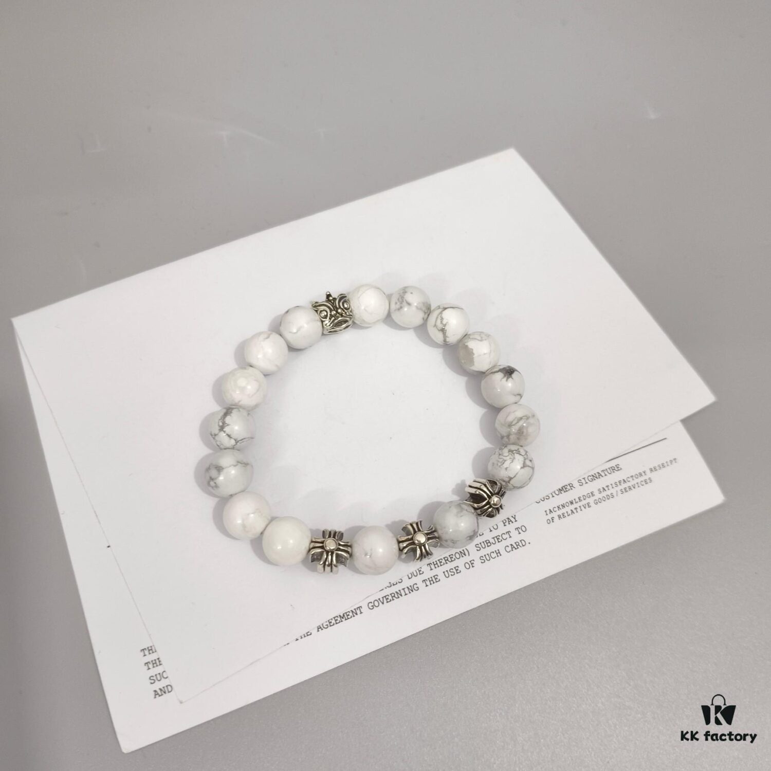 Today's Recommendation: Chrome Hearts Silver Gray Bracelet