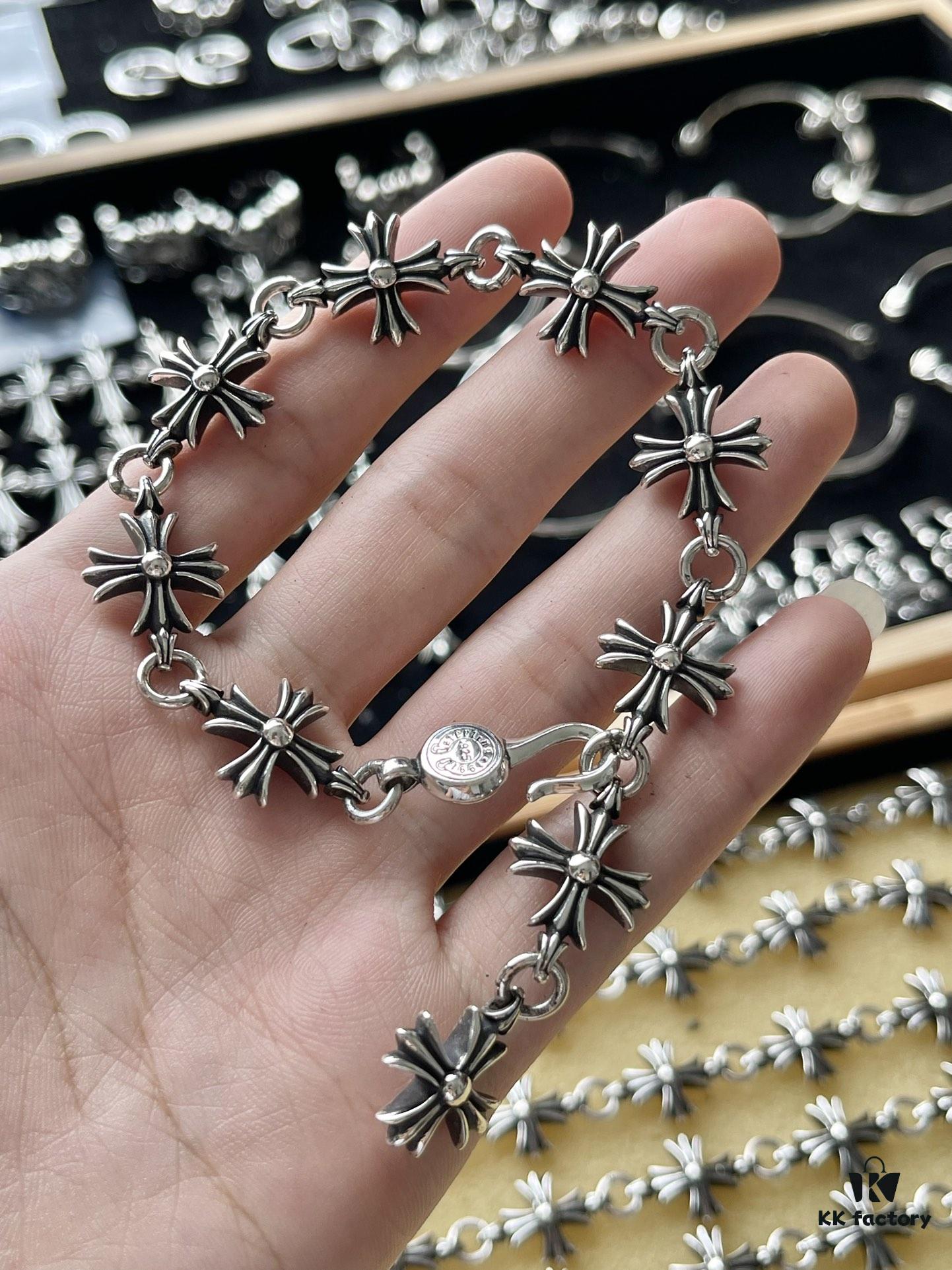 Chrome Hearts Nine-Section Cross Bracelet