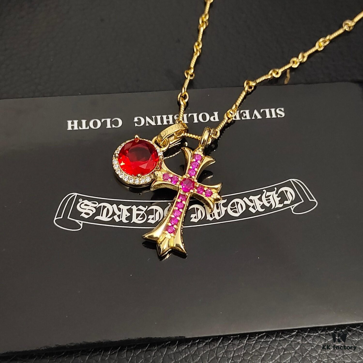 Today's Recommendation: Chrome Hearts Gold Cross Necklace