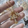 Chrome Hearts Three Crosses Necklace