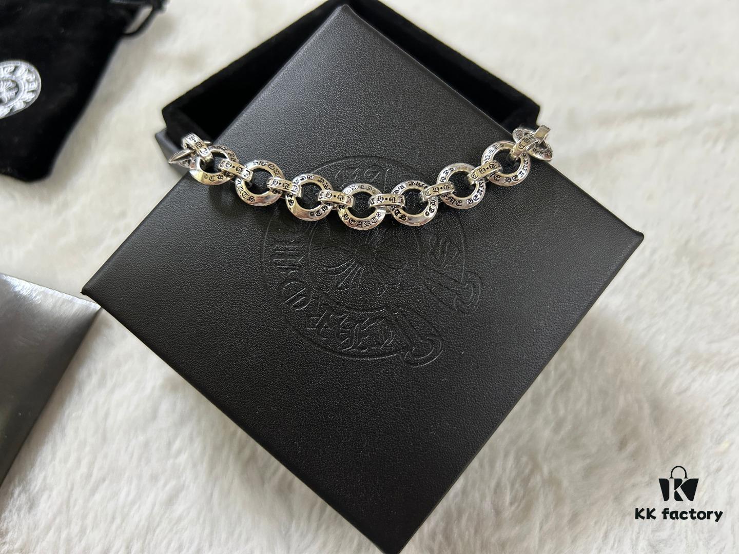 Chrome Hearts Interlocking Cross Bracelet 18-20-22CM
