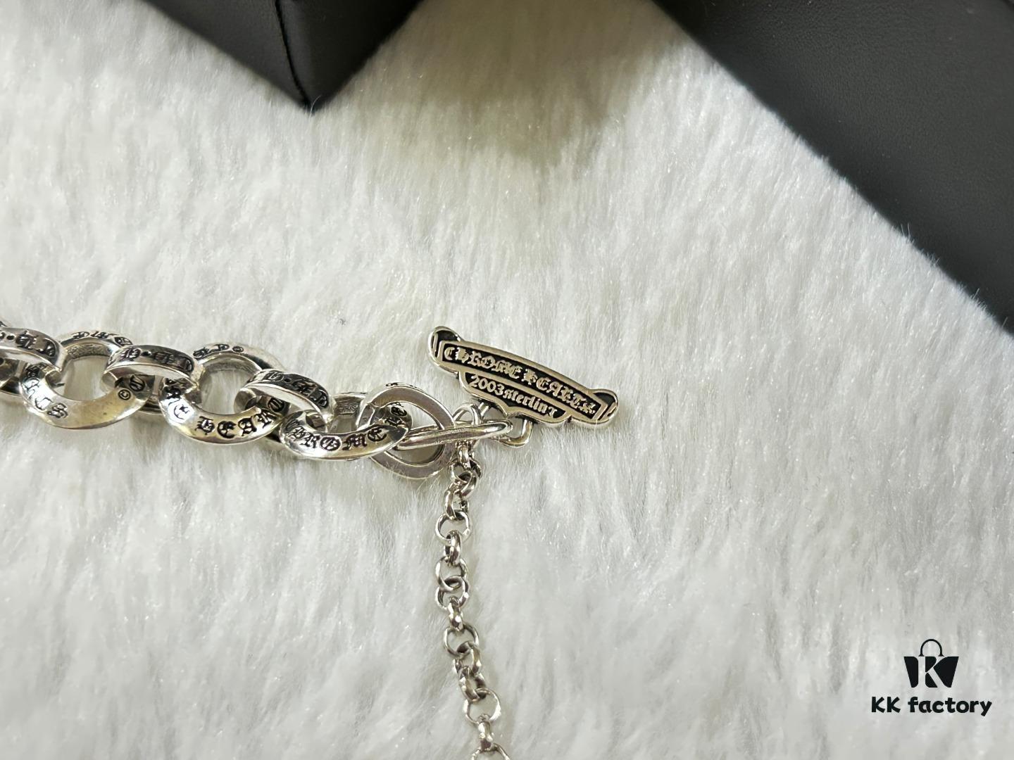 Chrome Hearts Interlocking Cross Bracelet 18-20-22CM