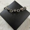 Chrome Hearts Heart-Shaped Cross Anchor Bracelet, Length: 18-20 cm