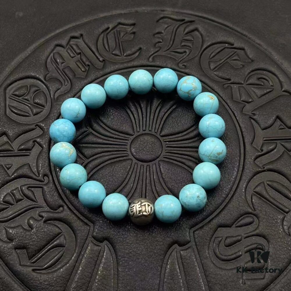 High-Version Chrome Hearts Beaded Bracelet, Available in Sizes 15-25, Customizable Style and Color