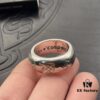 High-End Chrome Hearts Thick Round Ring with Cross Design
