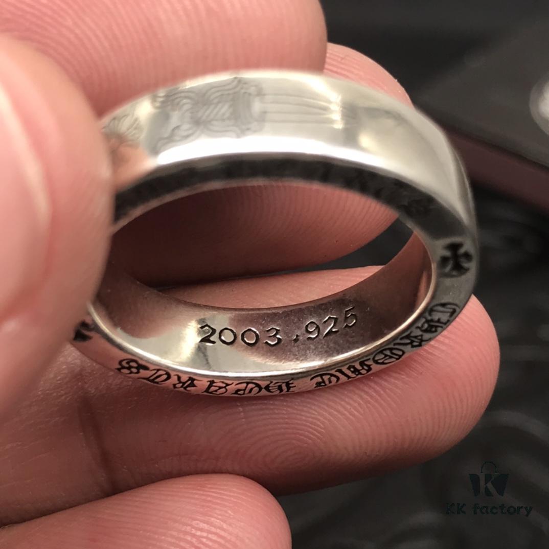 Chrome Hearts Basic Ring 6MM Double Edged Sword Dual Holy Sword