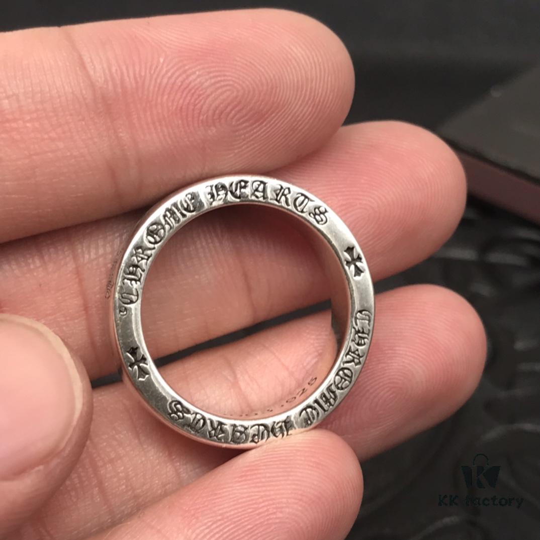 Chrome Hearts Basic Ring 6MM Double Edged Sword Dual Holy Sword