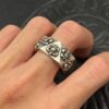 CHROME HEARTS High-Replication Cross Cut Ring