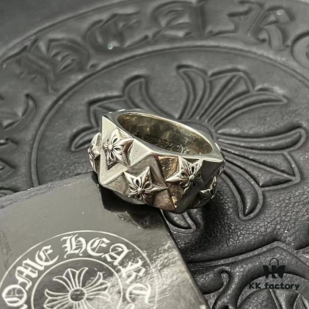CHROME HEARTS High-End Cut-Faceted Ring