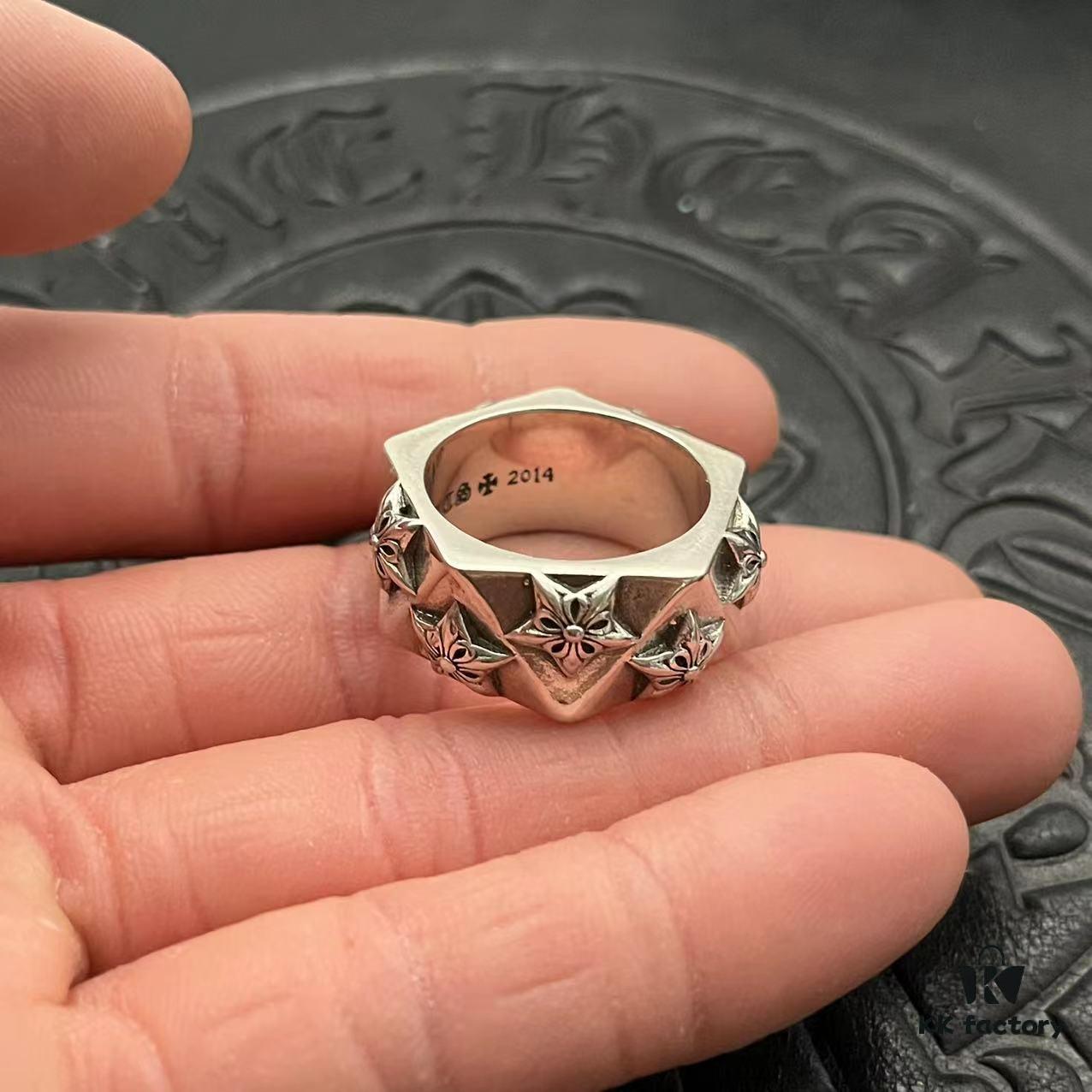 CHROME HEARTS High-End Cut-Faceted Ring