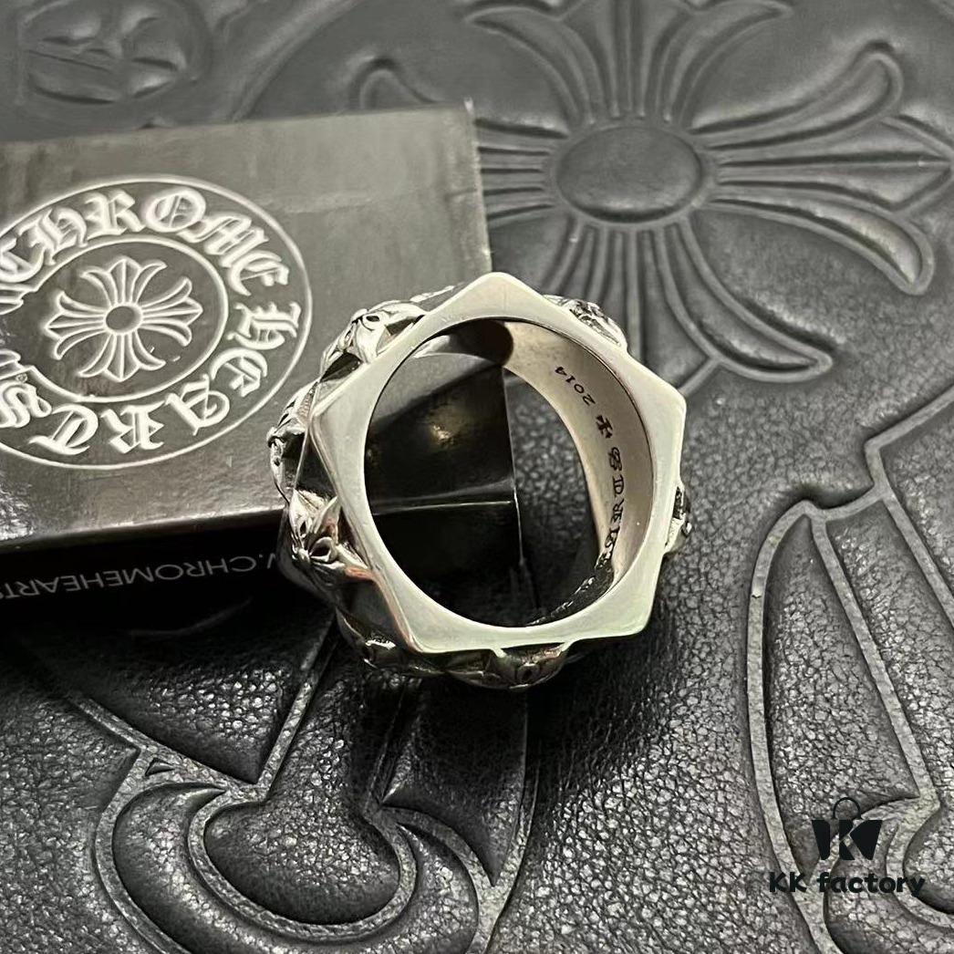 CHROME HEARTS High-End Cut-Faceted Ring