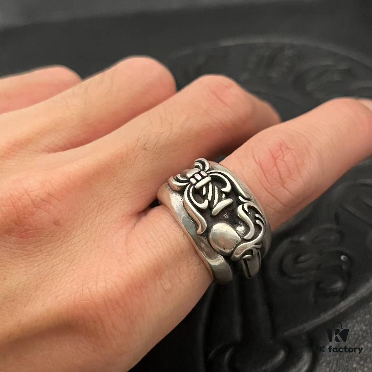 CHROME HEARTS High-Replication Heart Sword Ring