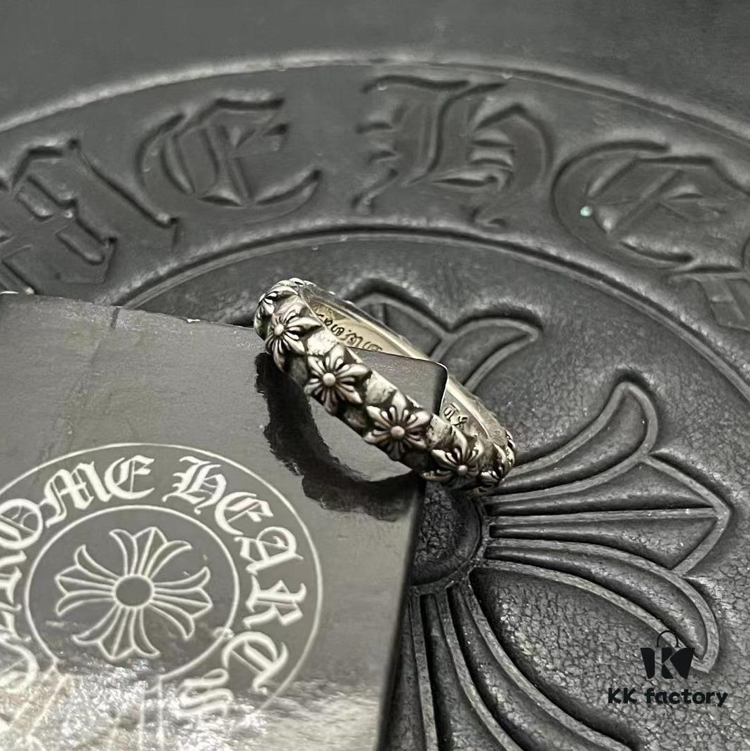CHROME HEARTS High-Replica Cross Six-Pointed Star Ring