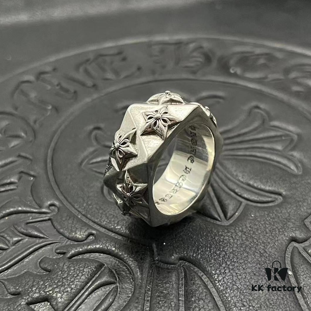 CHROME HEARTS High-End Cut-Faceted Ring