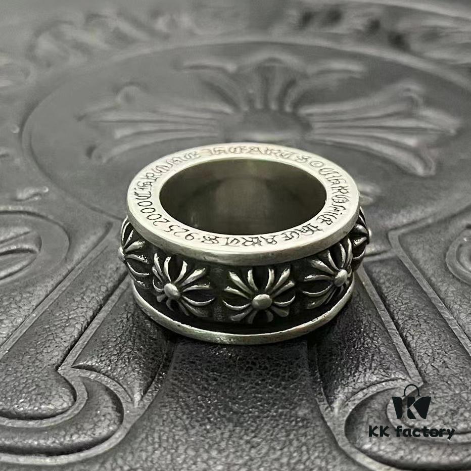 CHROME HEARTS High-Replica Rotating Crucifix Ring