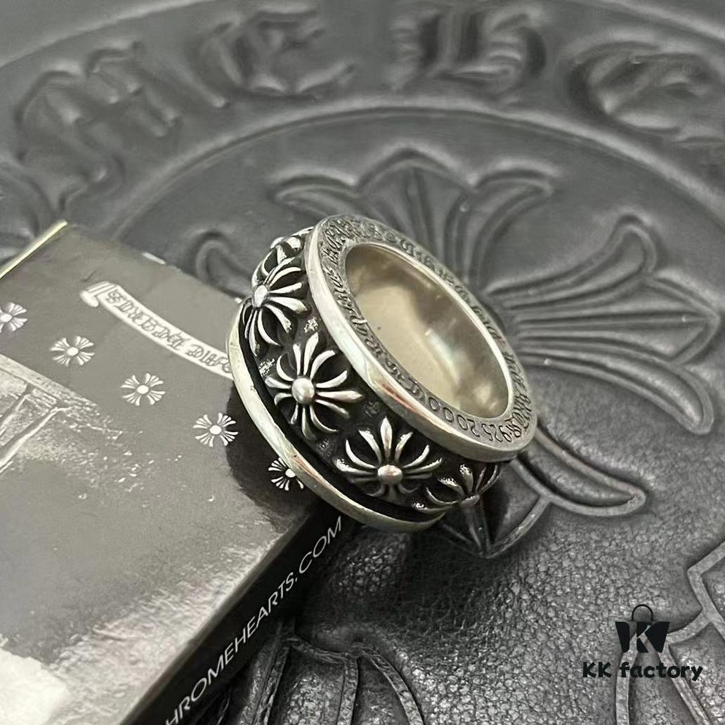 CHROME HEARTS High-Replica Rotating Crucifix Ring